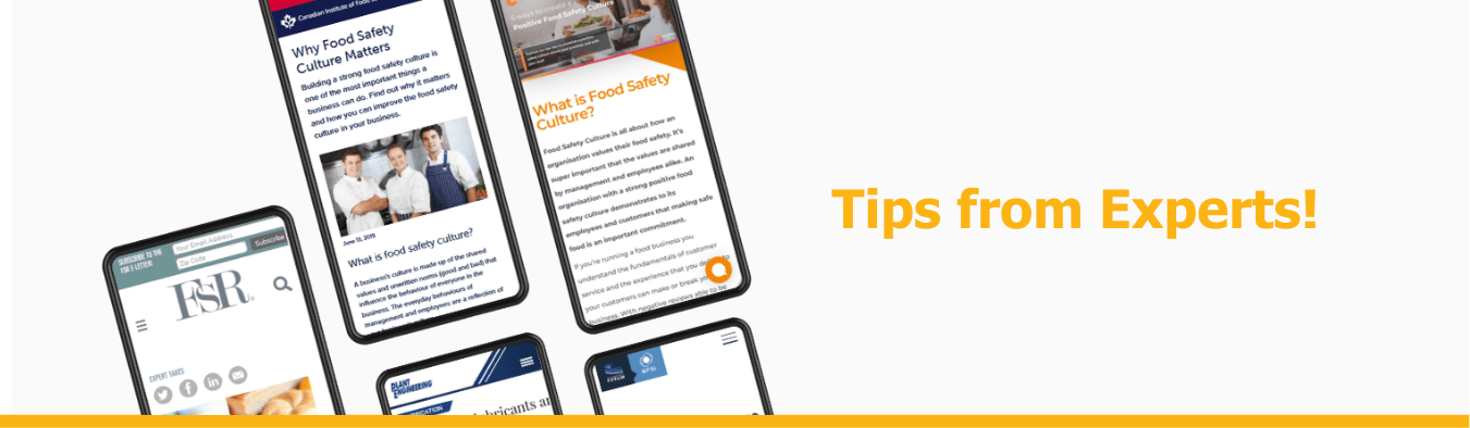 Tips from Experts