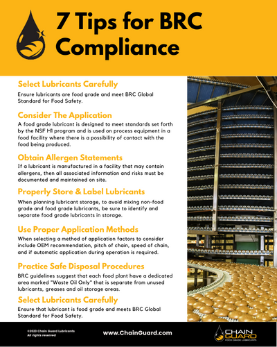 Food Safety Poster Download: 7 Tips for BRC Compliance 