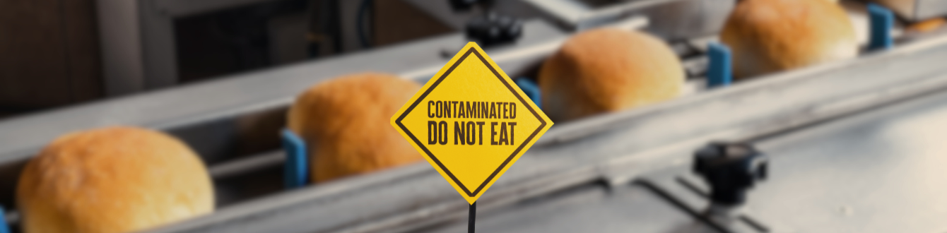 Do Not Eat Sign in a Food Facility