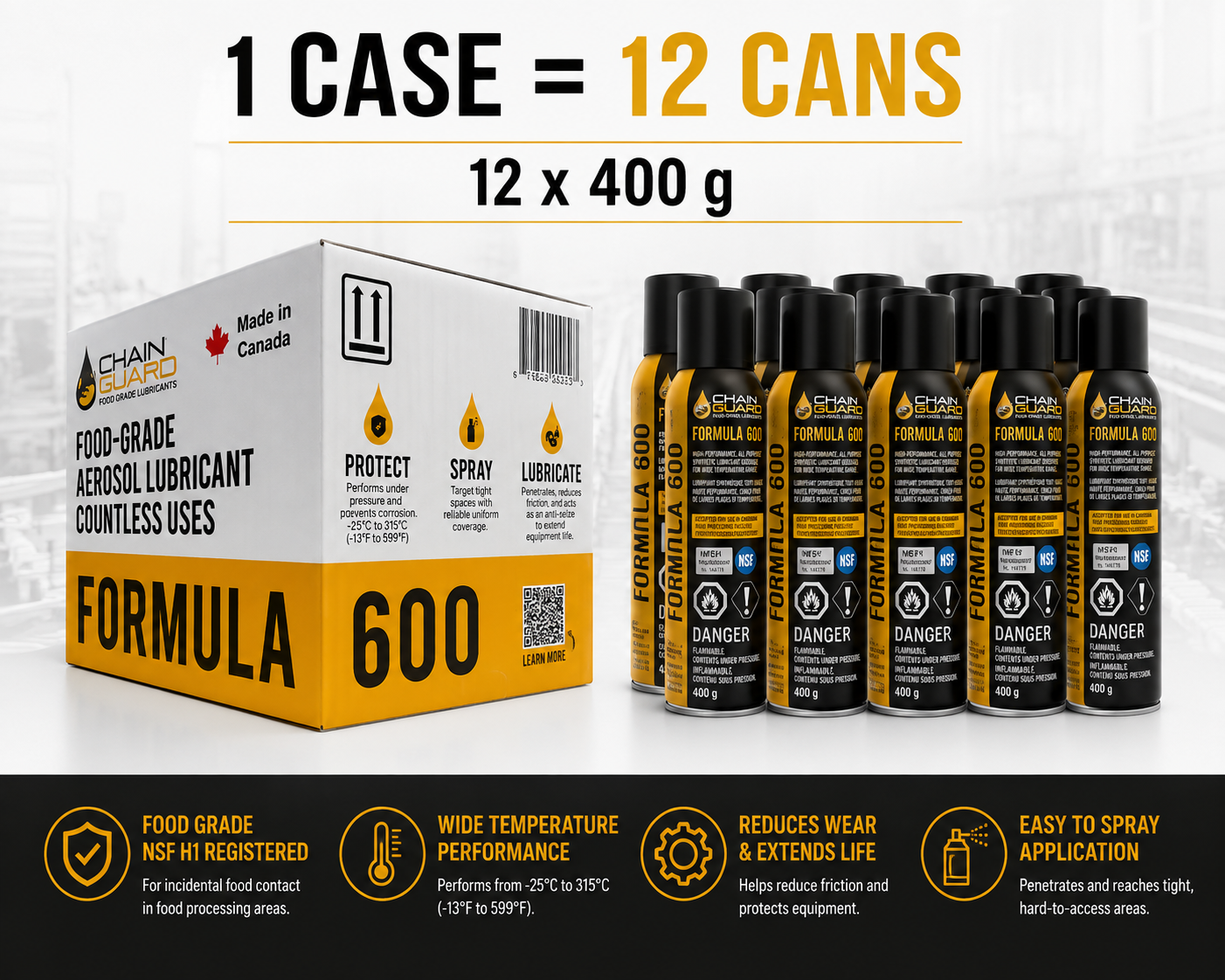 1 Box = 12 Cans Formula 600