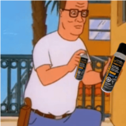 12. Lubricate a Cap of Lubricant Hank Hill Style