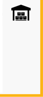 Grey and Orange Background with a Storage Symbol