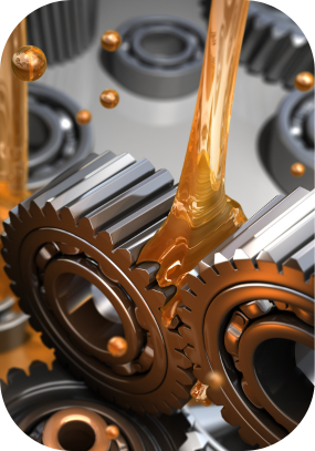 Gears with Lubricant