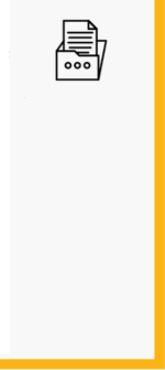 Grey and Orange Background with a Record Keeping Symbol