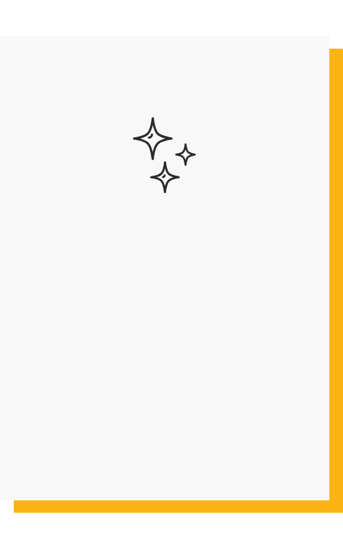 Grey and Orange Background with a Clean Symbol