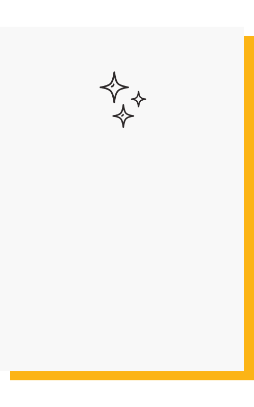 Grey and Orange Background with a Clean Symbol