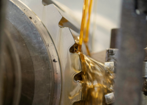 Food Grade Lubricant on Gear