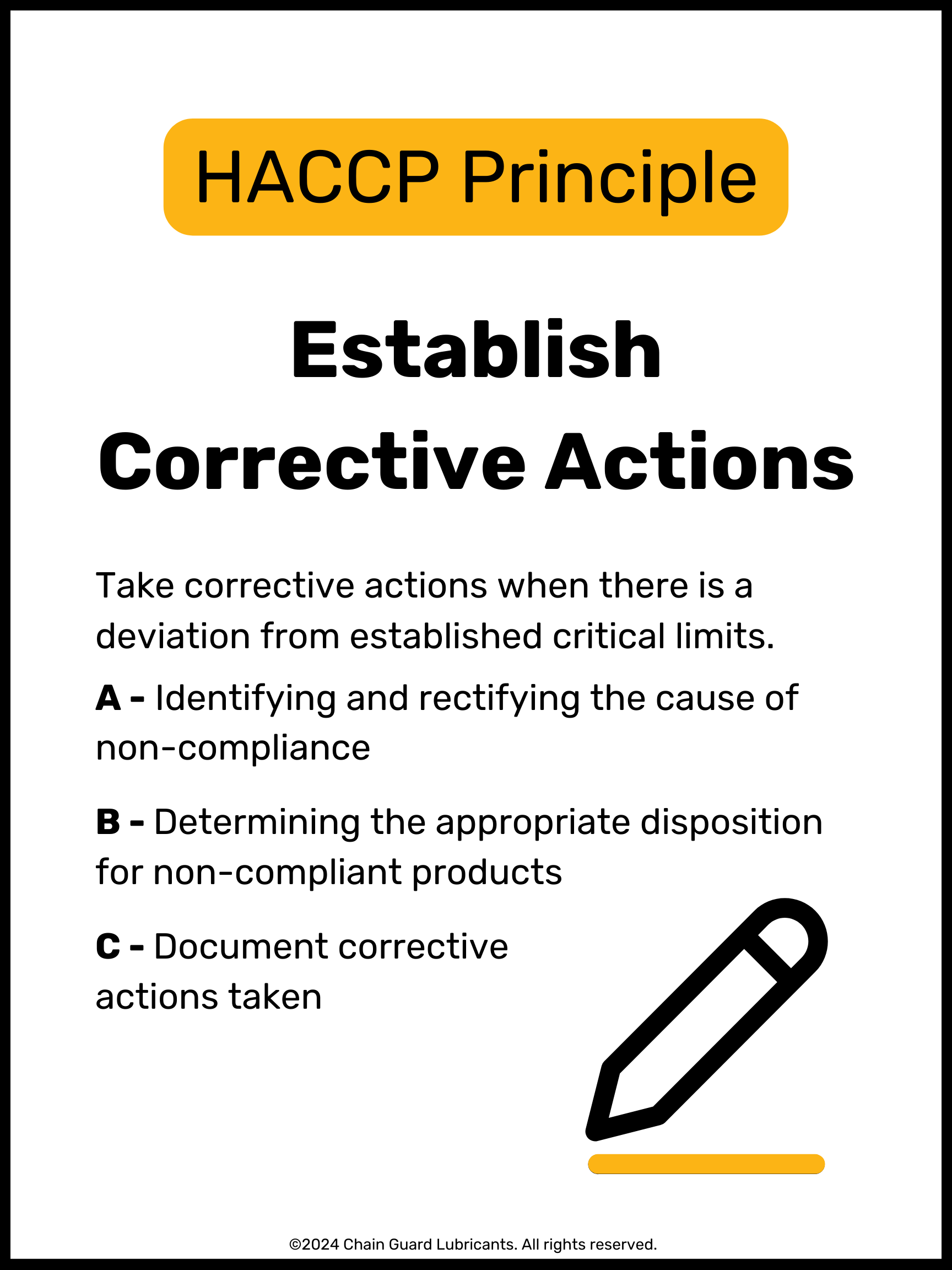HACCP - Poster