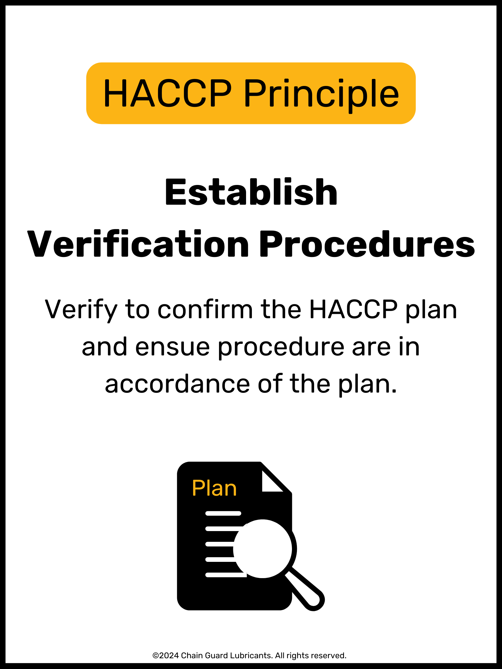 HACCP - Poster