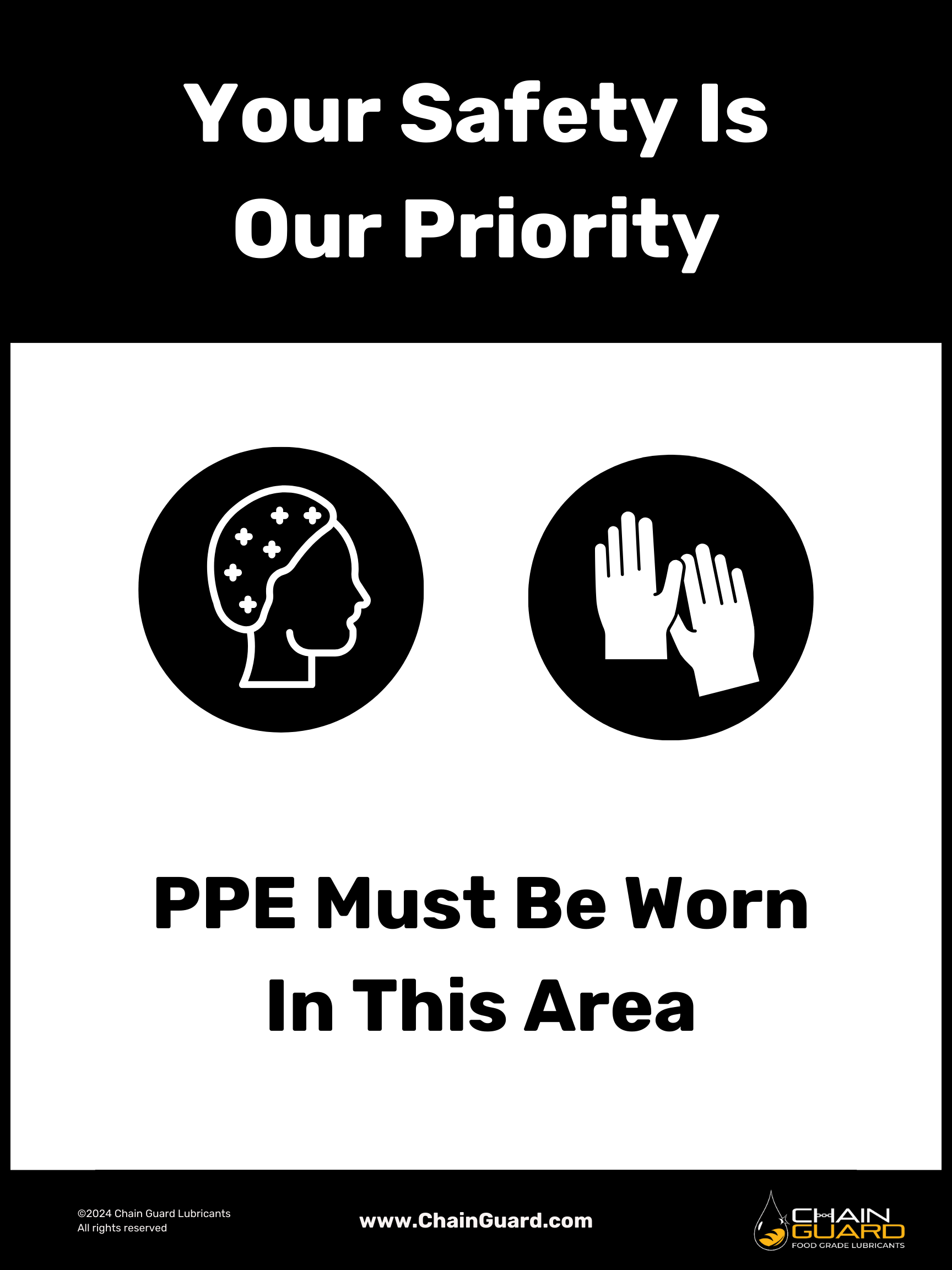 Food Safety Compliance Poster